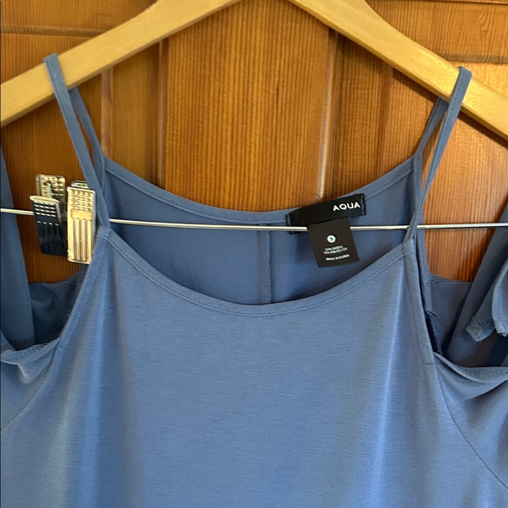 Aqua Women's Elegant Blue Dress